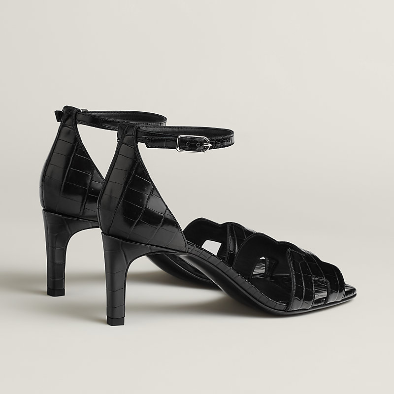 ◆エレガント×黒の魅力◆【HERMES】Joy 70 サンダル joy-70-sandal--242234Z 02-back